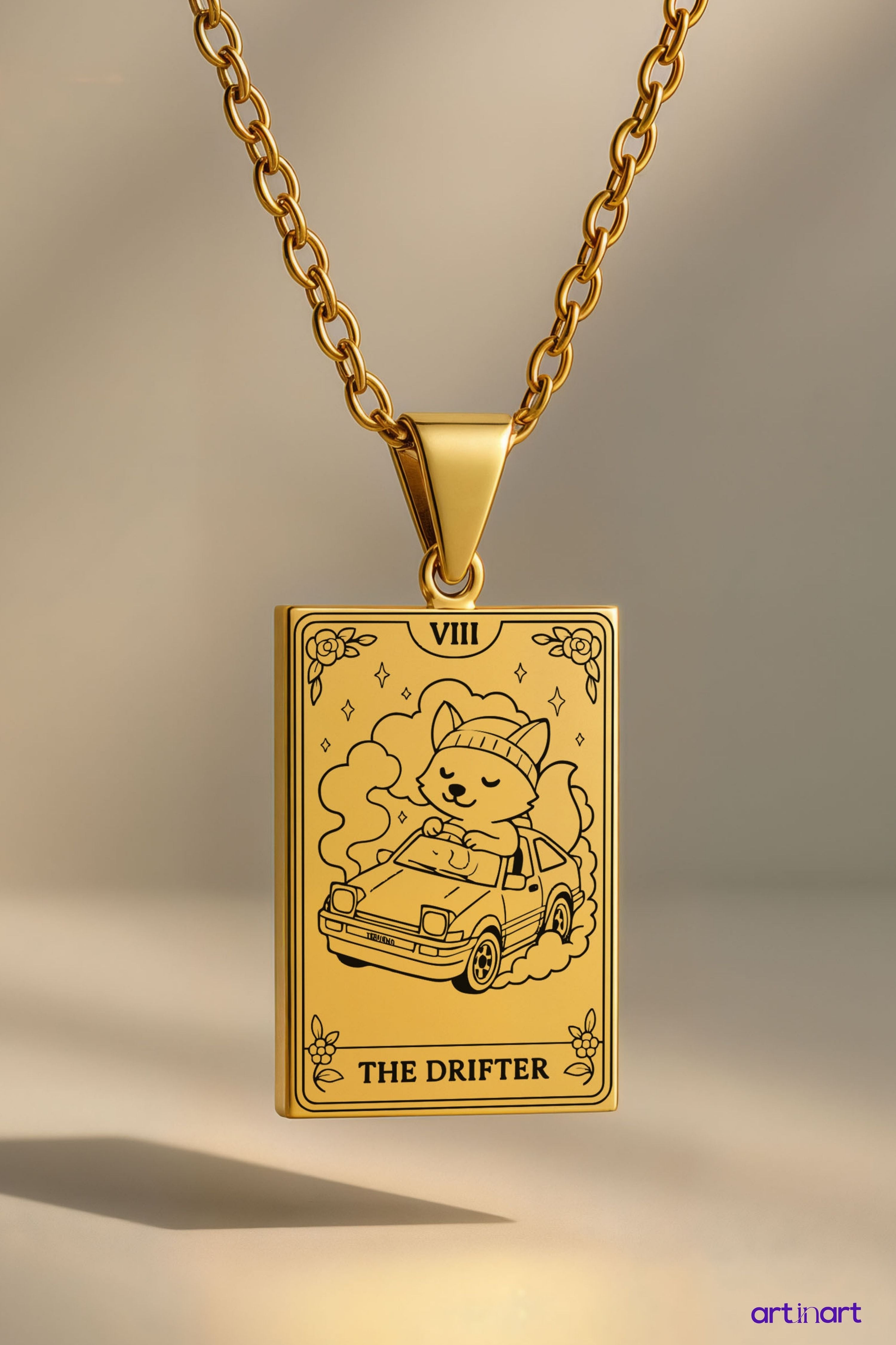 The Drifter Tarot | 316L Çelik Kolye