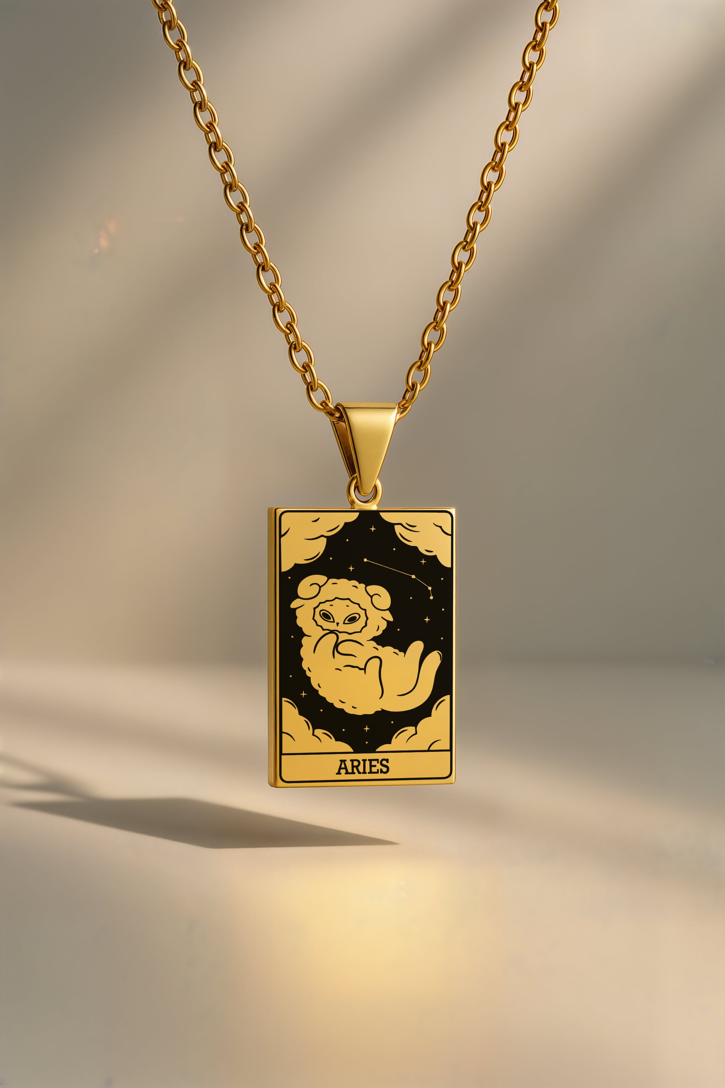 Kedi Burç | 316L Çelik Kolye