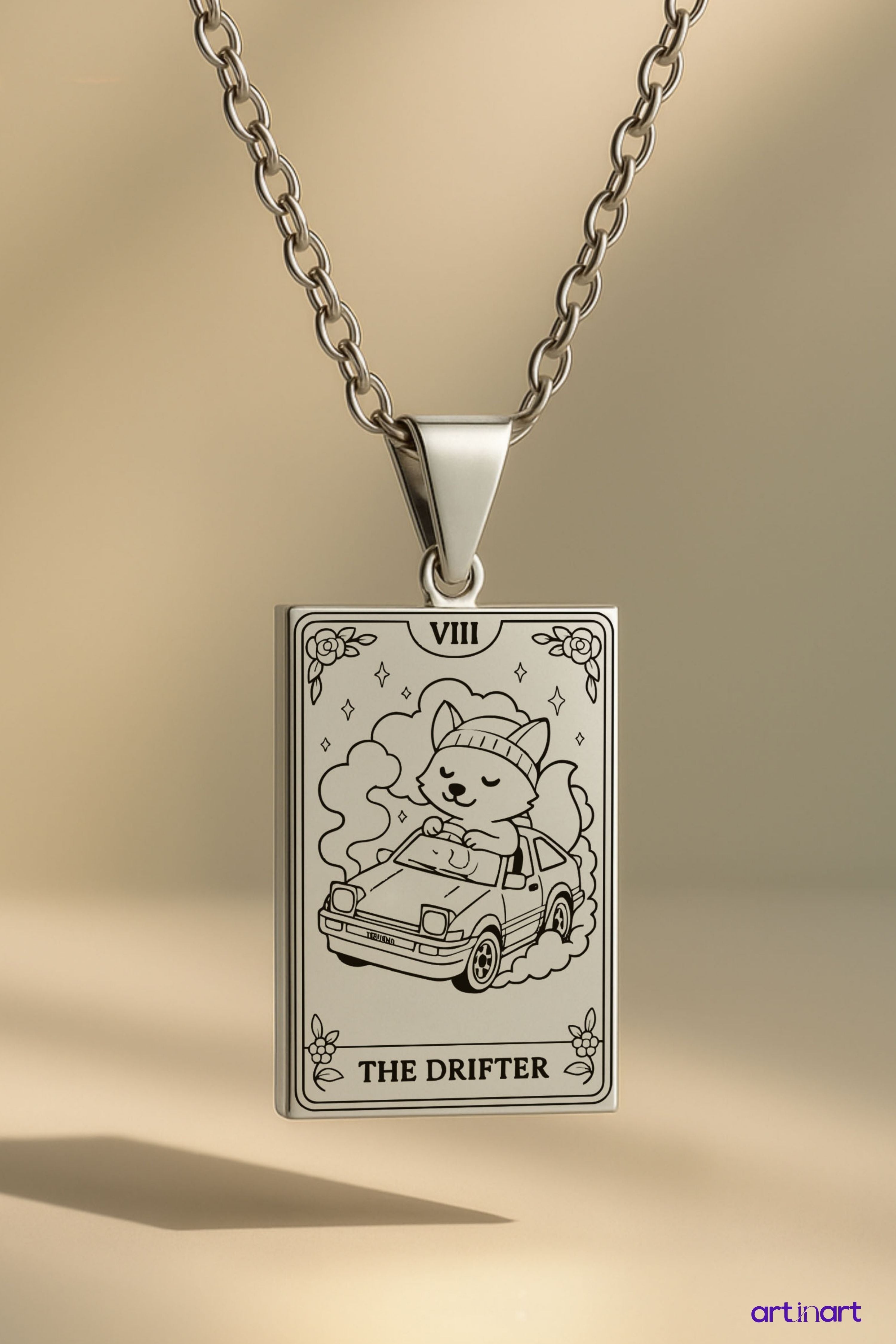 The Drifter Tarot | 316L Çelik Kolye