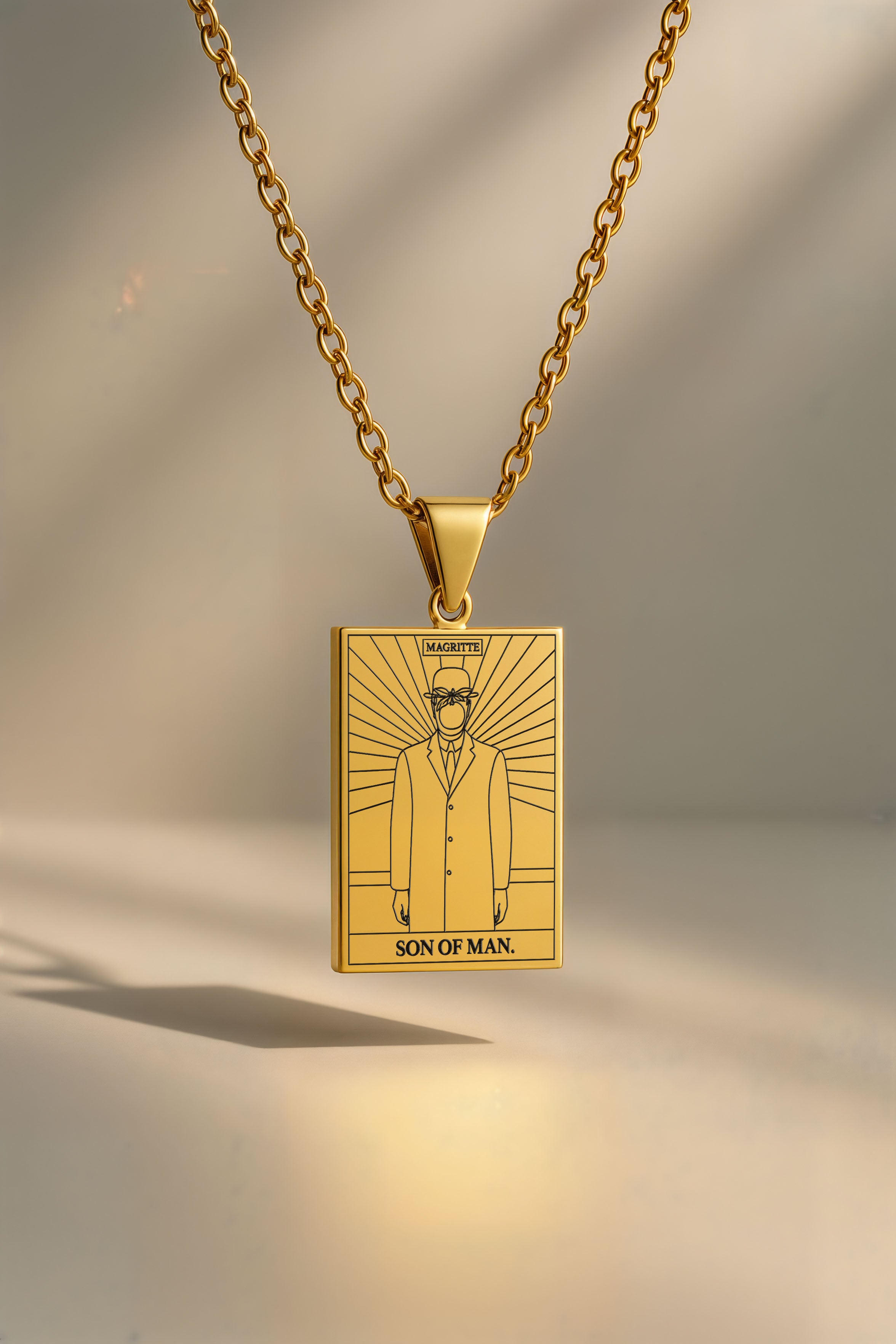 Son of Man (Adamın Oğlu) - René Magritte| 316L Çelik Kolye