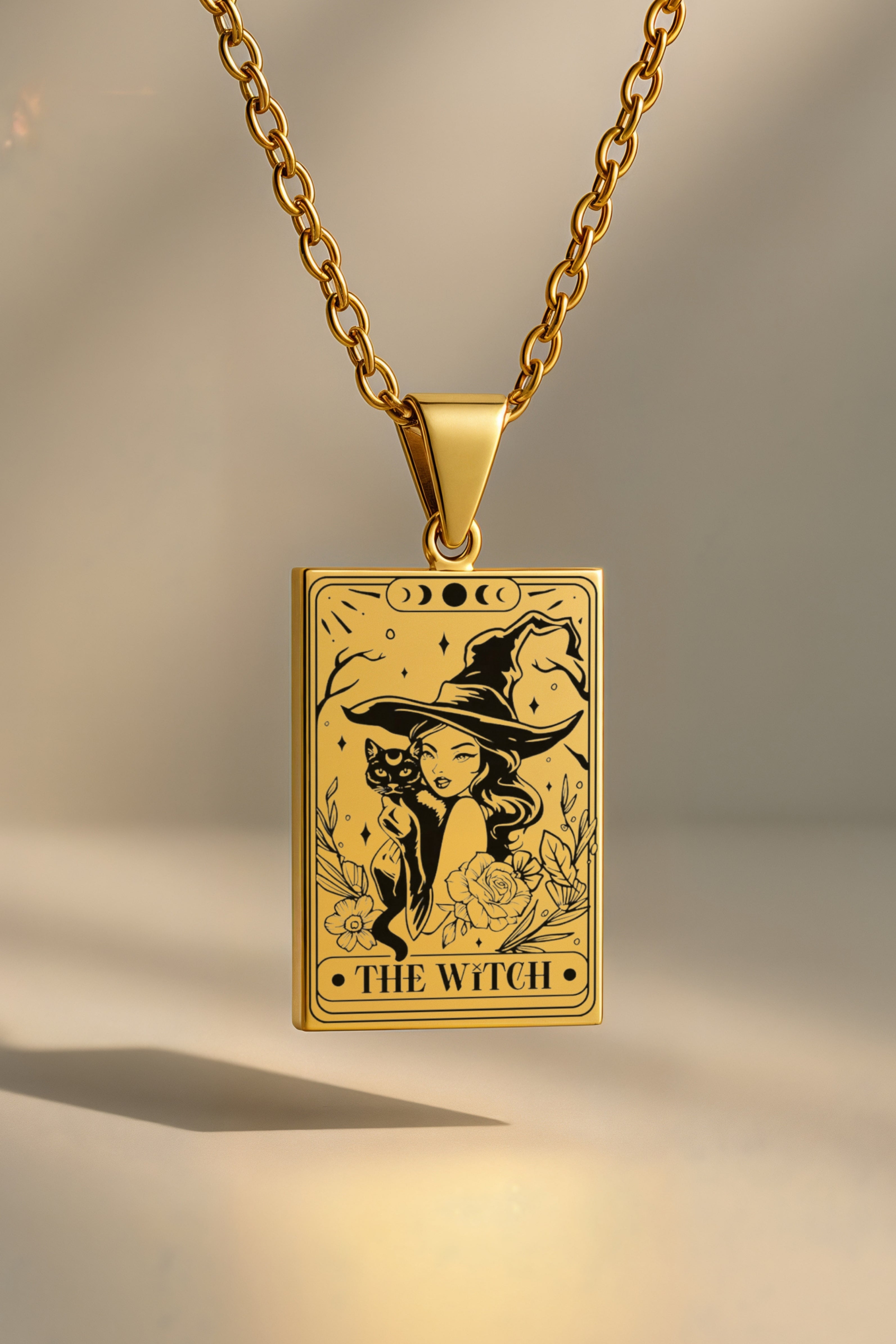 The Witch - Cadı Tarot | 316L Çelik Kolye