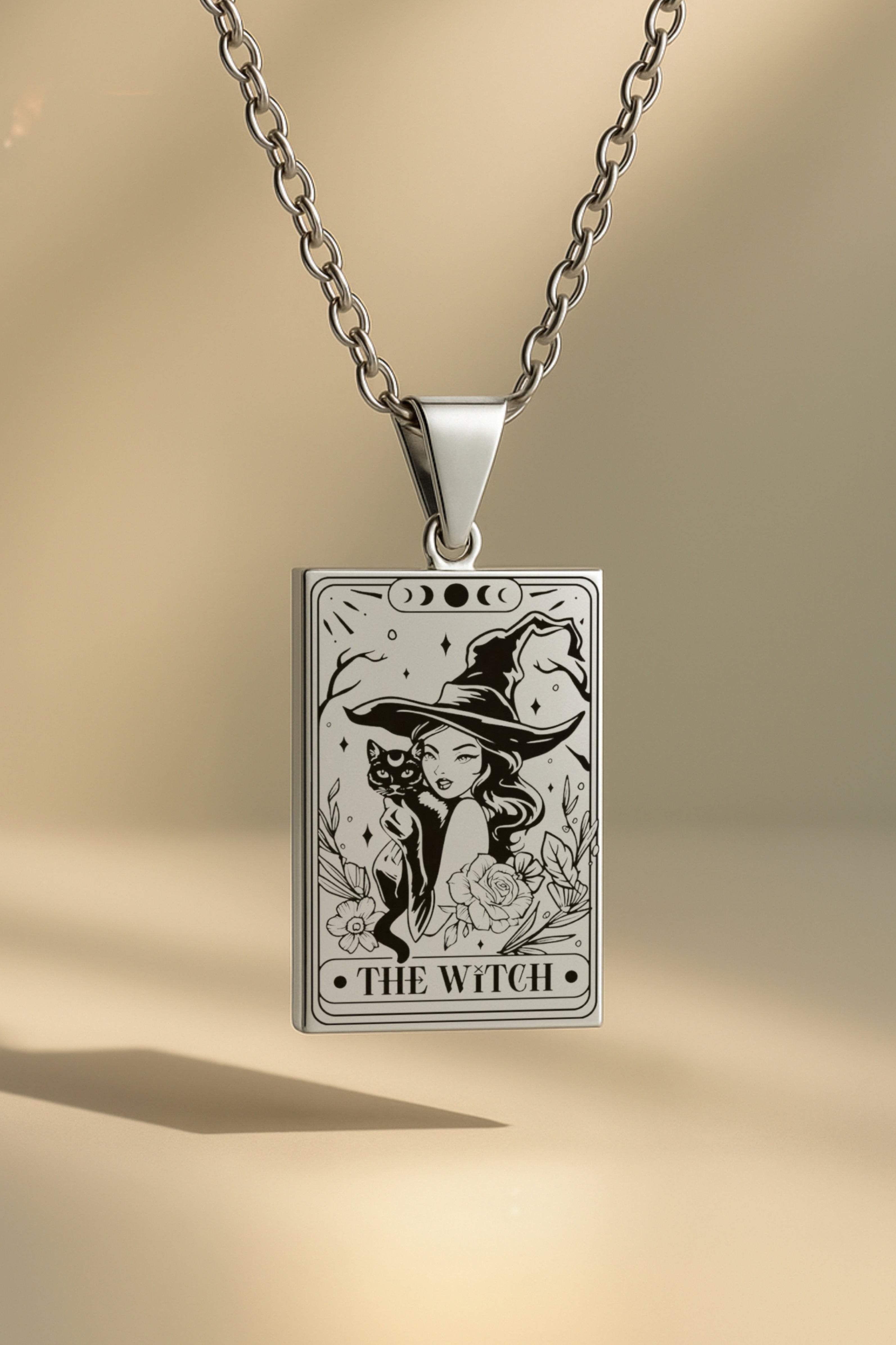 The Witch - Cadı Tarot | 316L Çelik Kolye