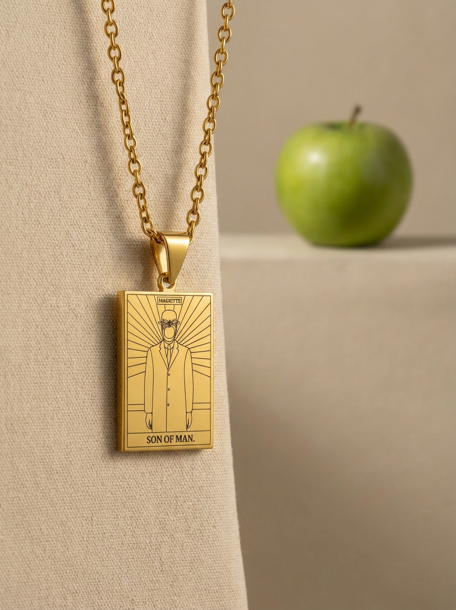 Son of Man (Adamın Oğlu) - René Magritte| 316L Çelik Kolye