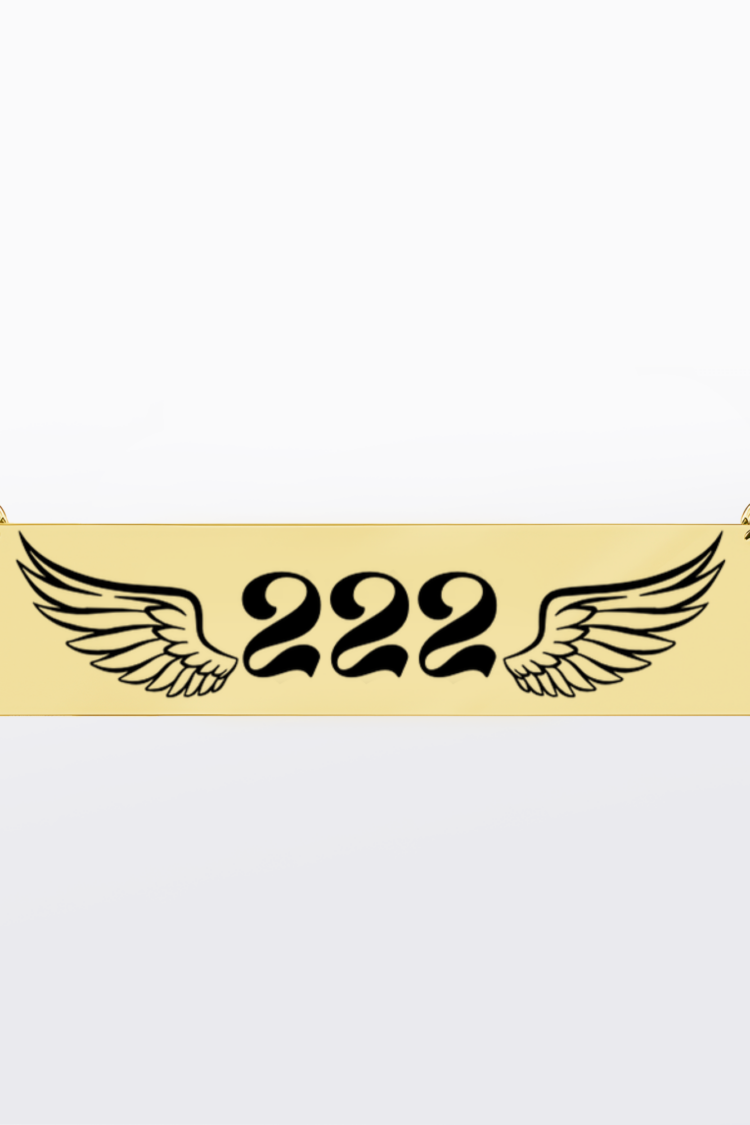 Angel Number 222 | 316L Çelik Kolye