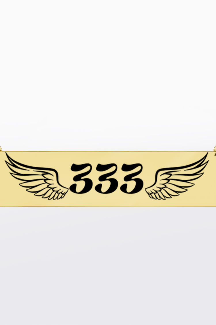 Angel Number 333 | 316L Çelik Kolye