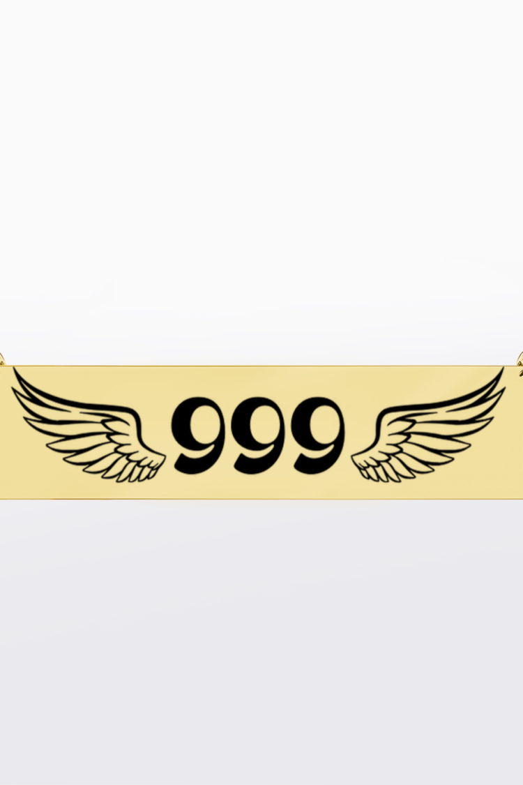 Angel Number 999 | 316L Çelik Kolye