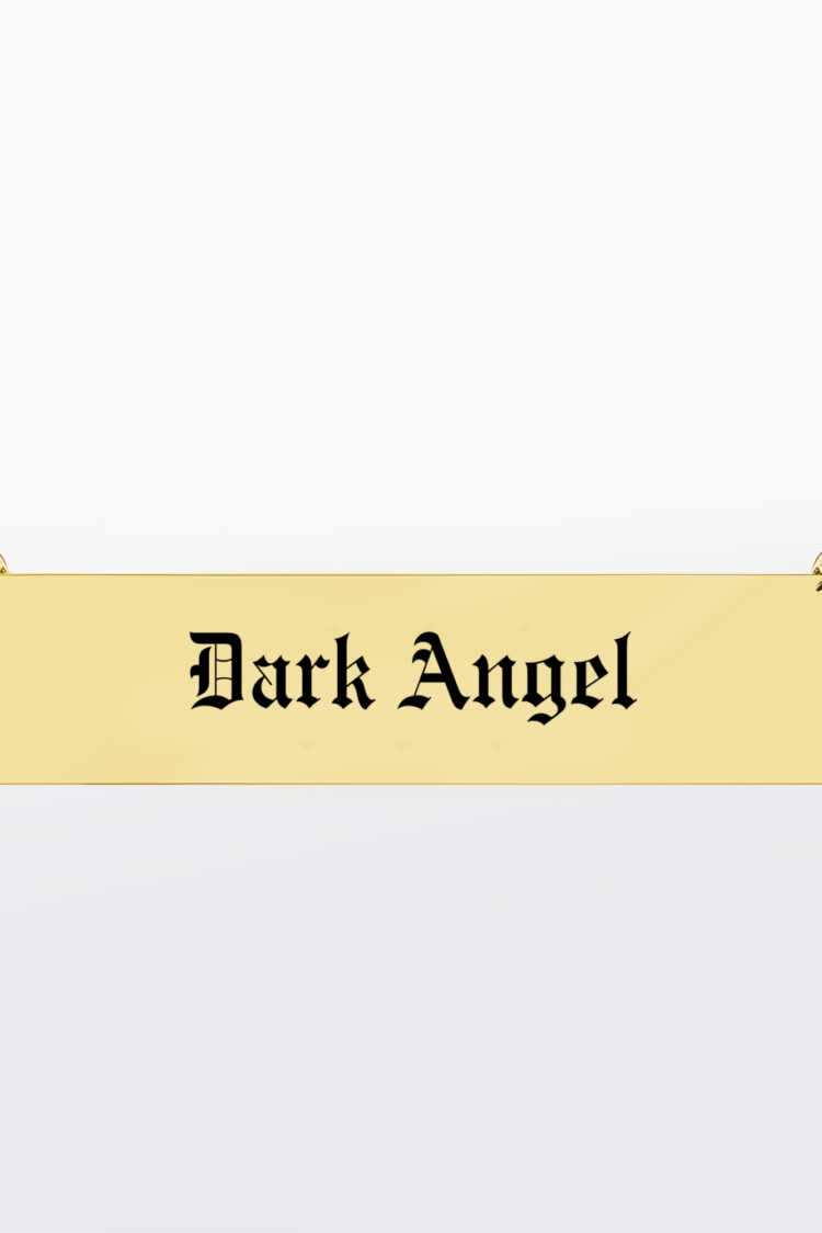 Dark Angel | 316L Çelik Kolye