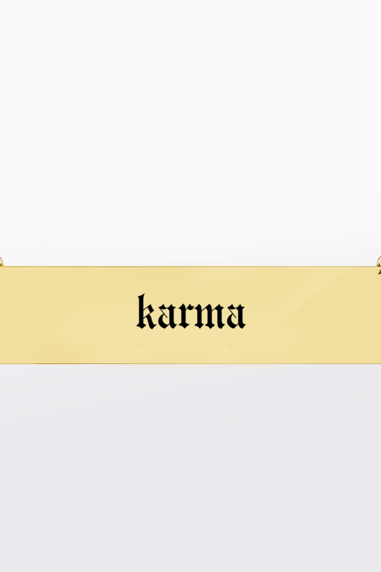 Karma | 316L Çelik Kolye