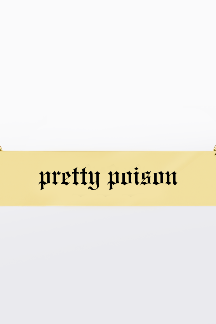 Pretty poison | 316L Çelik Kolye