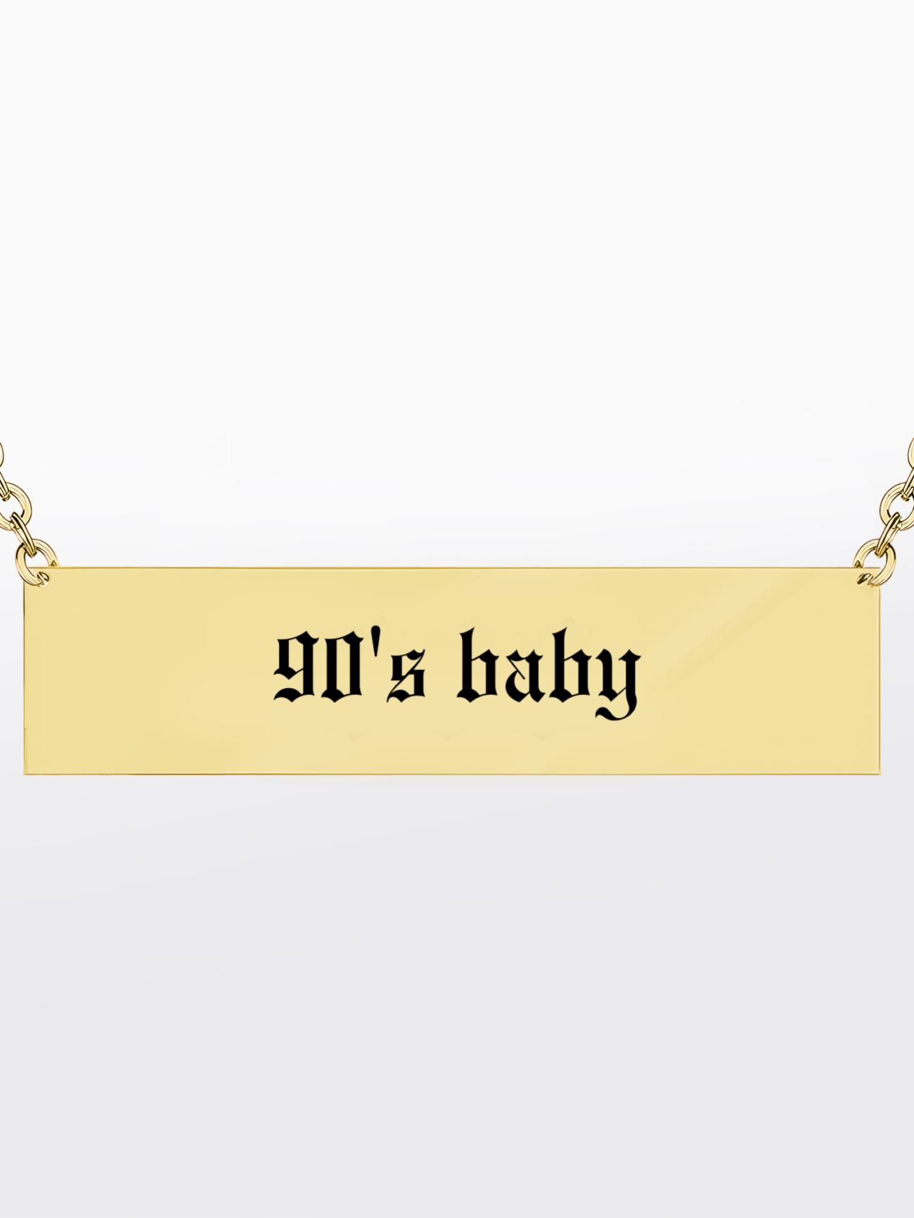 90's Baby | 316L Çelik Kolye