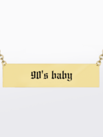 90's Baby | 316L Çelik Kolye