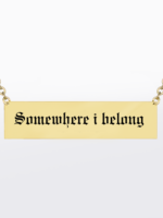 Somewhere i belong | 316L Çelik Kolye